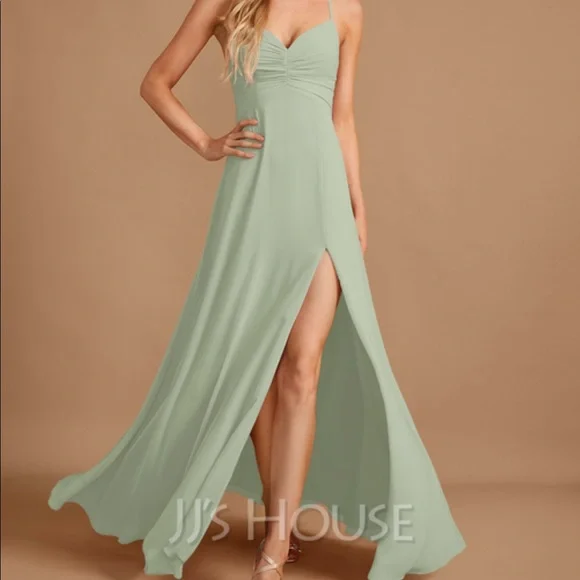 green emerald velvet dress J&J Fashion USA 1459 Strapless Embellished Long Formal Dress Dusty Rose Champagne / 12 main image 0